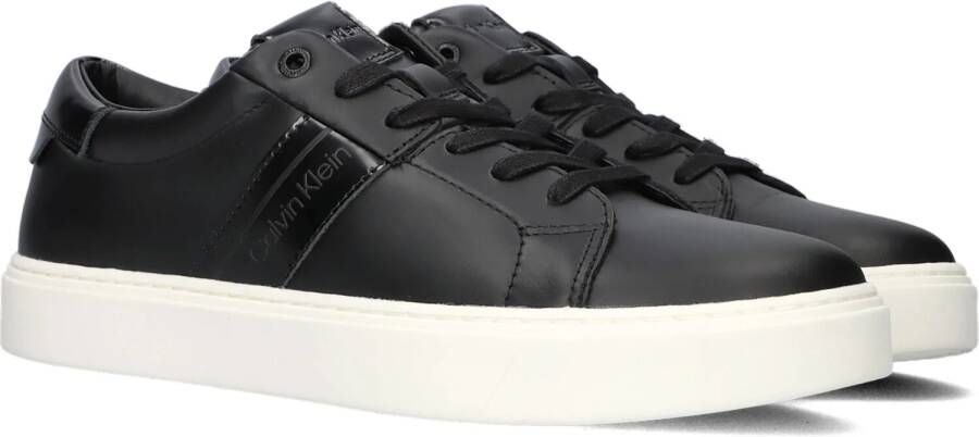 Calvin Klein Zwarte Lage Sneakers Low Top Lace Up