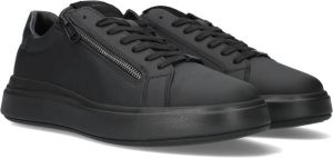 Calvin Klein Low Top Lace Up With Zip Lage sneakers Leren Sneaker Heren Zwart
