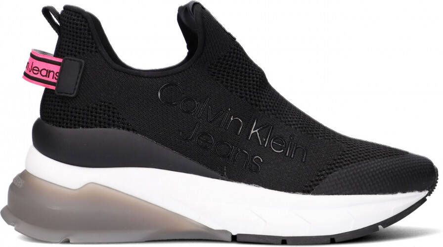 Aanleg Sophie Parelachtig Calvin Klein Wedge Runner 2 Lage sneakers Dames Zwart - Schoenen.nl