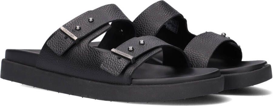 Calvin Klein Double Strap Sandal Sandalen Heren Zwart