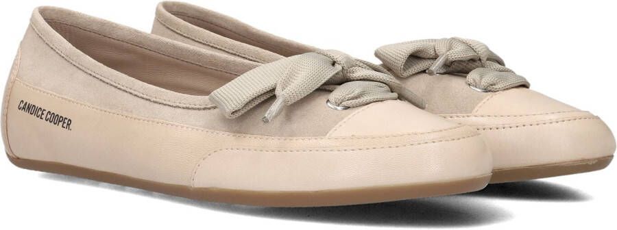 CANDICE COOPER Ballerina Dames Candy Bow Maat: 38 5 Materiaal: Leer Kleur: Beige