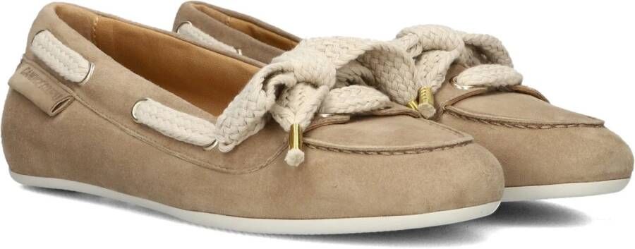 CANDICE COOPER Instappers Dames Candy Boat Maat: 41 Materiaal: Suède Kleur: Beige