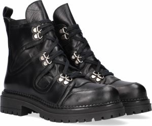 Ca'shott 24200 Veterboots Laarzen Met Veters Dames Zwart
