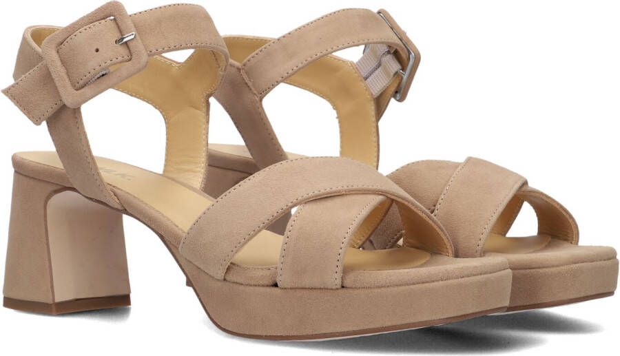 CTWLK Sandalen Dames Tamouch Maat: 41 Materiaal: Suède Kleur: Camel