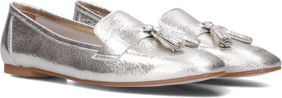 Ctwlk. Zilver Metallic Ballerina's met Kwastjes Gray Dames