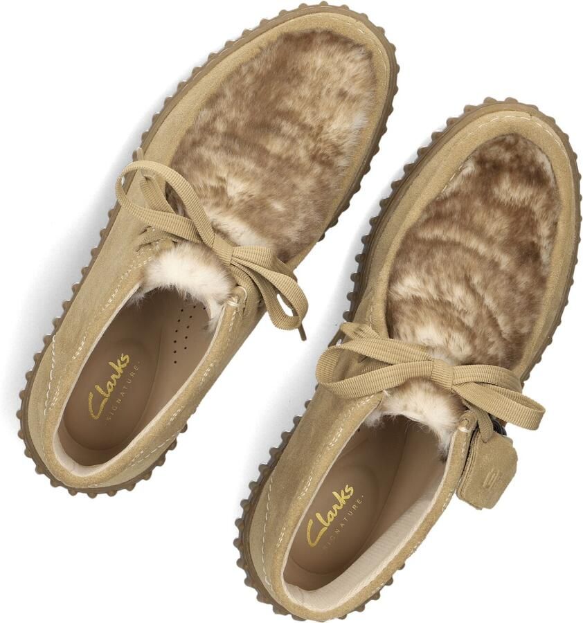 CLARKS ORIGINALS Beige Clarks Veterschoenen Torhill Moss Dames - Foto 2