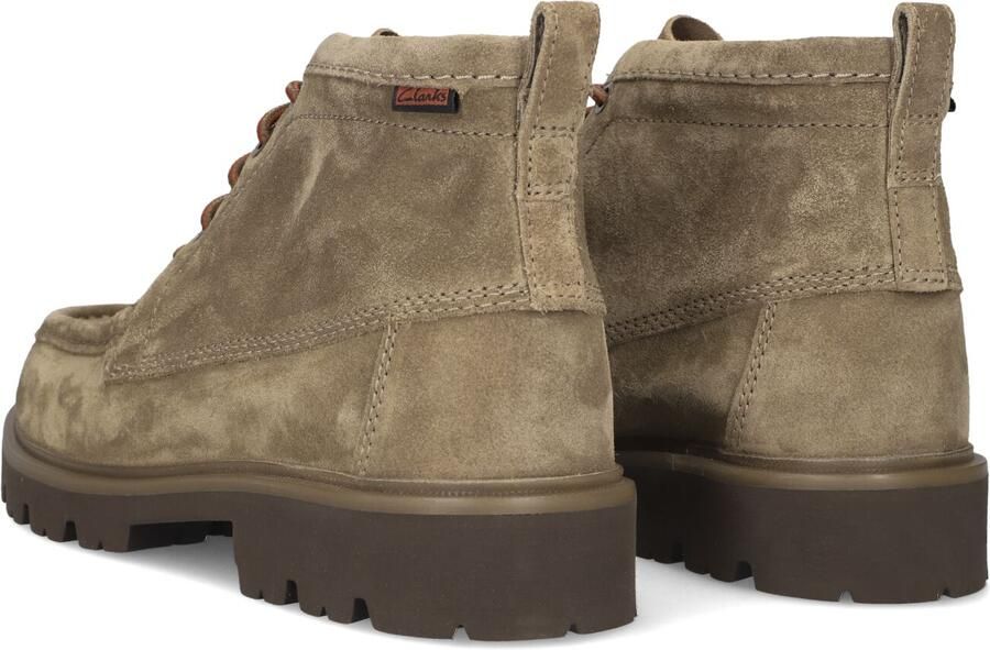 Clarks CLEYHILL HI Vrije tijd half-hoog Heren veterschoen Heren sneakers Taupe - Foto 4