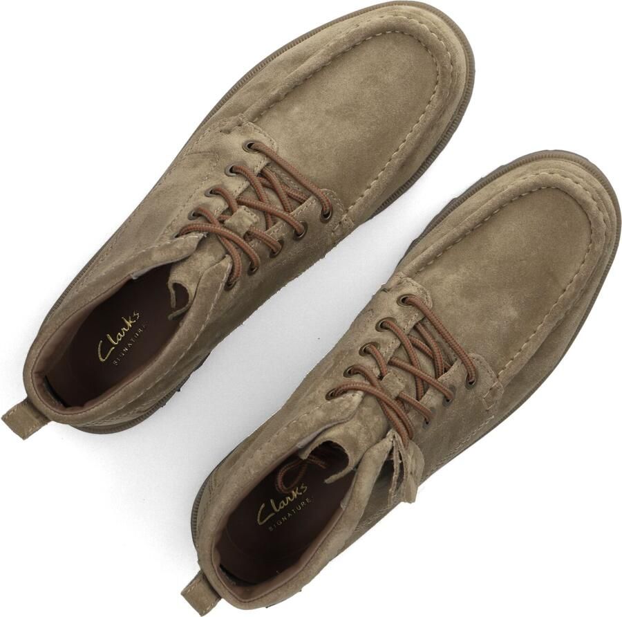 Clarks CLEYHILL HI Vrije tijd half-hoog Heren veterschoen Heren sneakers Taupe - Foto 5