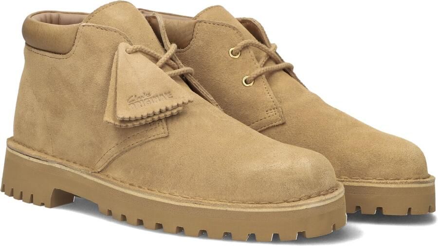 CLARKS ORIGINALS Bruine Clarks Veterschoenen Desert 2456 Rock