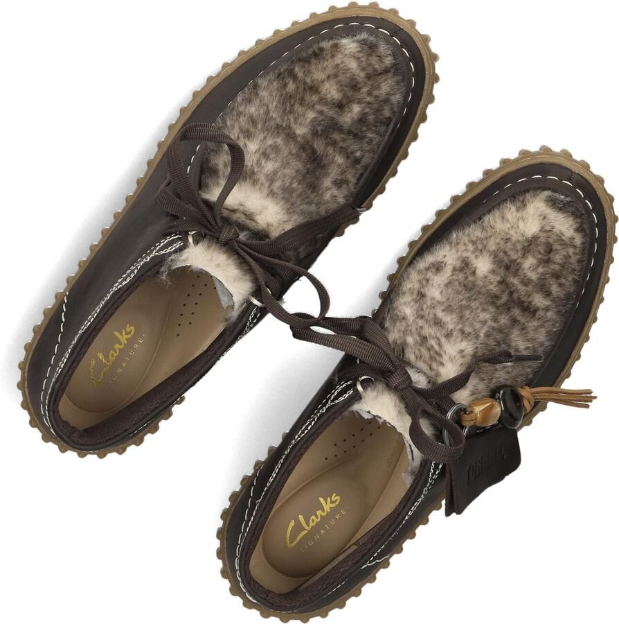 CLARKS ORIGINALS Bruine Clarks Veterschoenen Torhill Moss Dames - Foto 2