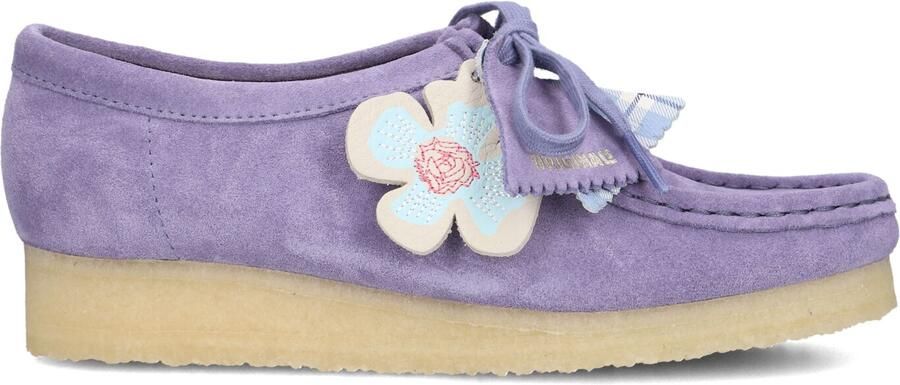 CLARKS ORIGINALS Paarse Clarks Veterschoenen Wallabee W - Foto 3