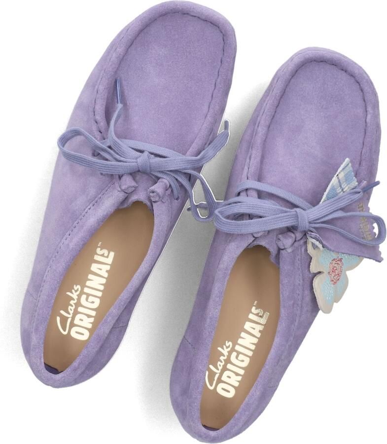 CLARKS ORIGINALS Paarse Clarks Veterschoenen Wallabee W - Foto 2