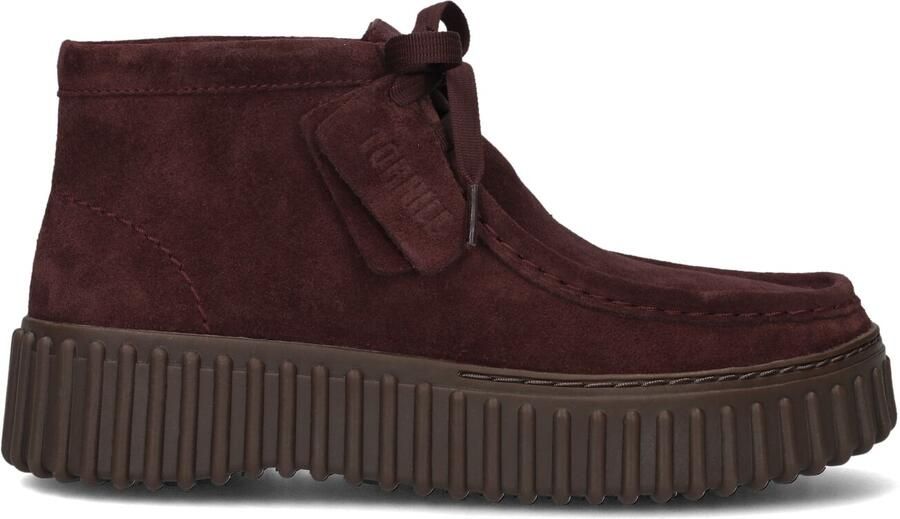CLARKS ORIGINALS Rode Clarks Veterschoenen Torhill Moss Dames - Foto 3
