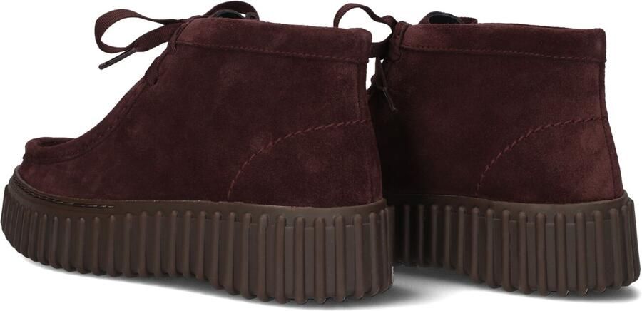 CLARKS ORIGINALS Rode Clarks Veterschoenen Torhill Moss Dames - Foto 4