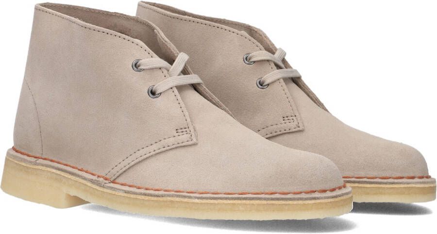 Clarks Woestijnlaars Zand Suède Stijlvolle Schoenen Beige Dames
