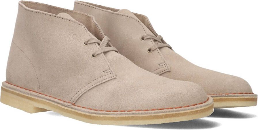 CLARKS ORIGINALS Clarks Veterschoenen Heren Desert Boot Heren Maat: 43 Materiaal: Suède Kleur: Beige