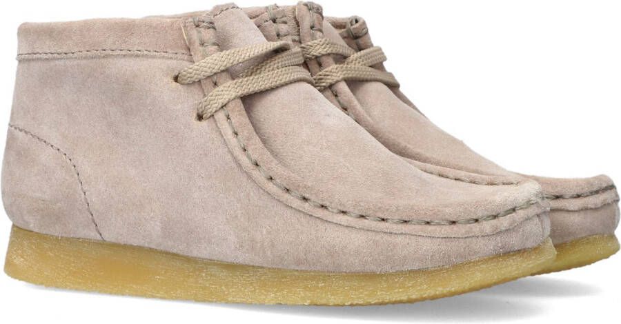 Clarks Originals Wallabee Kids Veterschoenen Meisjes Taupe