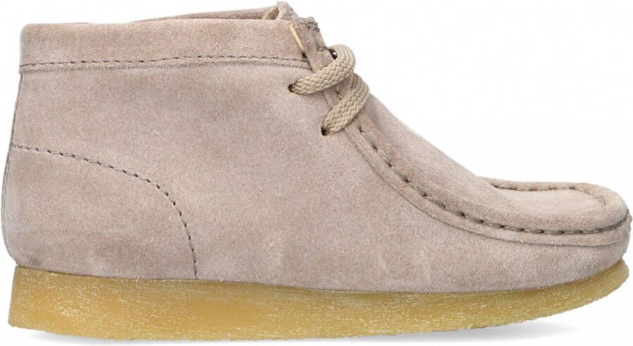 Clarks Originals Wallabee Kids Veterschoenen Taupe - Foto 2