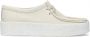 Clarks Witte Wallabee Cup Moccasin Lifestyle Schoen White Dames - Thumbnail 1