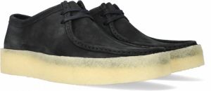 Clarks Originals Zwarte Veterschoenen Wallabee Cup Heren