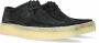 Clarks Zwart Nubuck Mocassin Lifestyle Schoen Black Heren - Thumbnail 1