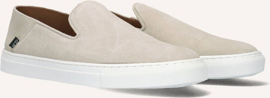 CLAY Instappers Heren Shn2311 Maat: 43 Materiaal: Suède Kleur: Beige