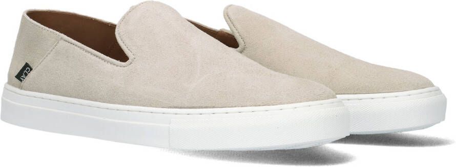 CLAY Instappers Heren Shn2311 Maat: 43 Materiaal: Suède Kleur: Beige