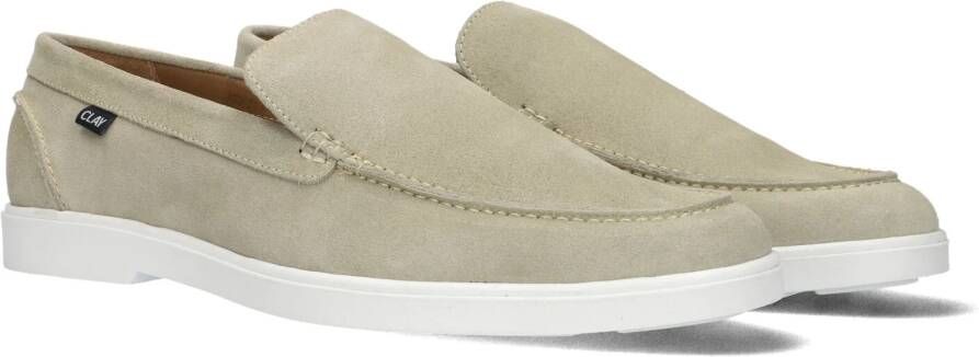 CLAY Loafers Heren Tivoli-09 Maat: 46 Materiaal: Suède Kleur: Beige