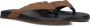 CLAY Slippers Heren 004 Maat: 46 Materiaal: Leatherlook Kleur: Cognac - Thumbnail 1