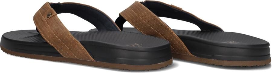 CLAY Slippers Heren 004 Maat: 46 Materiaal: Leatherlook Kleur: Cognac - Foto 5