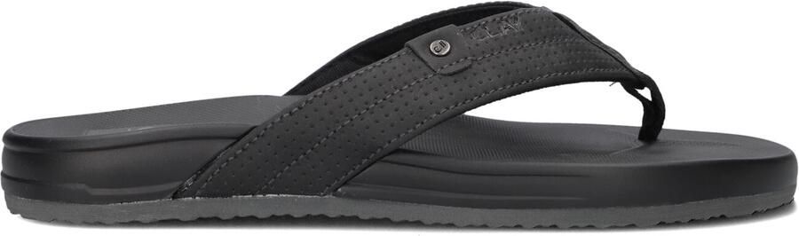 CLAY Slippers Heren 004 Maat: 43 Materiaal: Leatherlook Kleur: Zwart - Foto 4