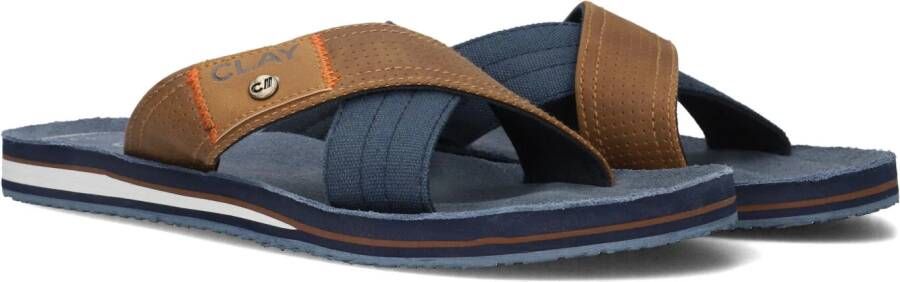 Clay 002 Slippers Heren Cognac