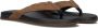 CLAY Slippers Heren 004 Maat: 46 Materiaal: Leatherlook Kleur: Cognac - Thumbnail 1