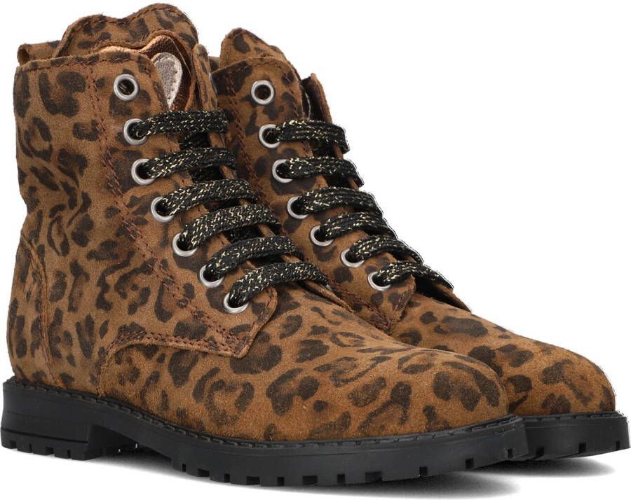 Clic! 20210 Veterboots Laarzen Met Veters Meisjes Kids Beige - Foto 1