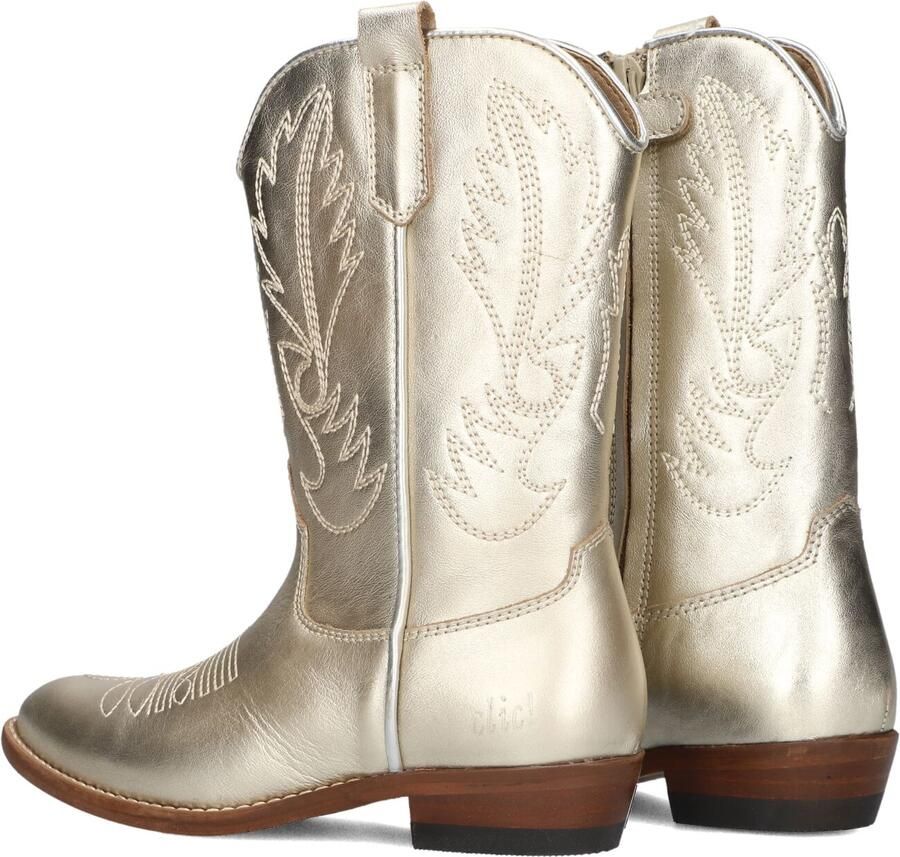 Clic! 20200 Laarzen Leer Meisjes Goudkleurig - Foto 2