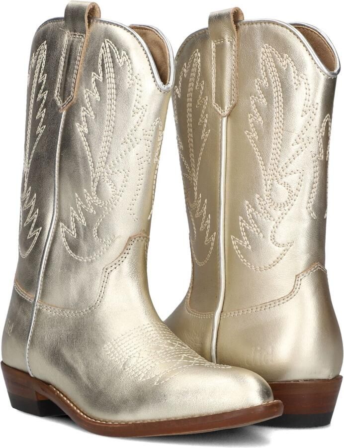 Clic! 20200 Laarzen Leer Meisjes Goudkleurig - Foto 4