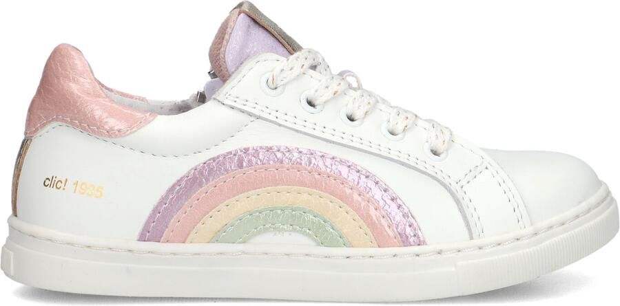 Clic! 20610 Sneakers Meisjes Leren Sneaker Goudkleurig - Foto 3