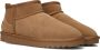 Colors of California Bruin Leren Platte Schoenen Yw0078 Model Brown Dames - Thumbnail 1