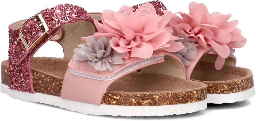 Colors of California Bio Glitter Sandal With Ankle Sandalen Meisjes Kids Roze