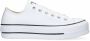 Converse Chuck Taylor All Star Lift Ox Lage sneakers Leren Sneaker Dames Wit - Thumbnail 12