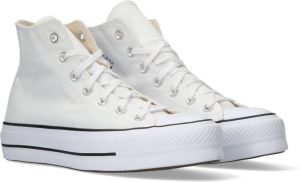 Converse Chuck Taylor All Star Platform High Leather Dames Schoenen White Textil Foot Locker