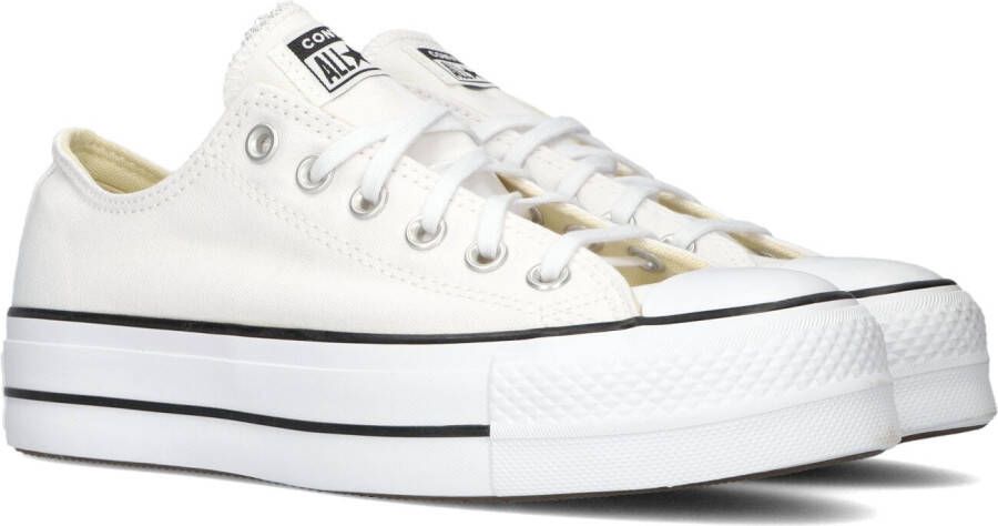 Converse Witte Lage Sneakers Chuck Taylor All Star Lift Ox