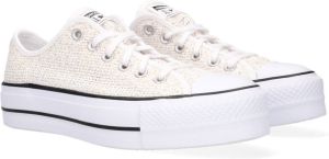 Converse Witte Lage Sneakers Chuck Taylor All Star Lift Ox