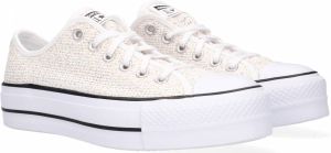 Converse Witte Lage Sneakers Chuck Taylor All Star Lift Ox
