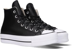Converse Chuck Taylor All Star Platform High Leather Dames Schoenen Black Textil Foot Locker