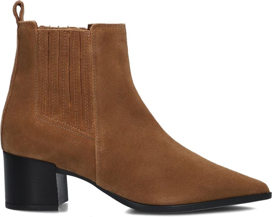 COPENHAGEN STUDIOS Enkellaarsjes Dames Cph298 Suède Cognac - Foto 3