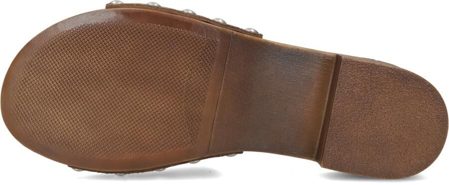 COPENHAGEN STUDIOS Slippers Dames Cph798 Maat: 39 Materiaal: Suède Kleur: Camel - Foto 3