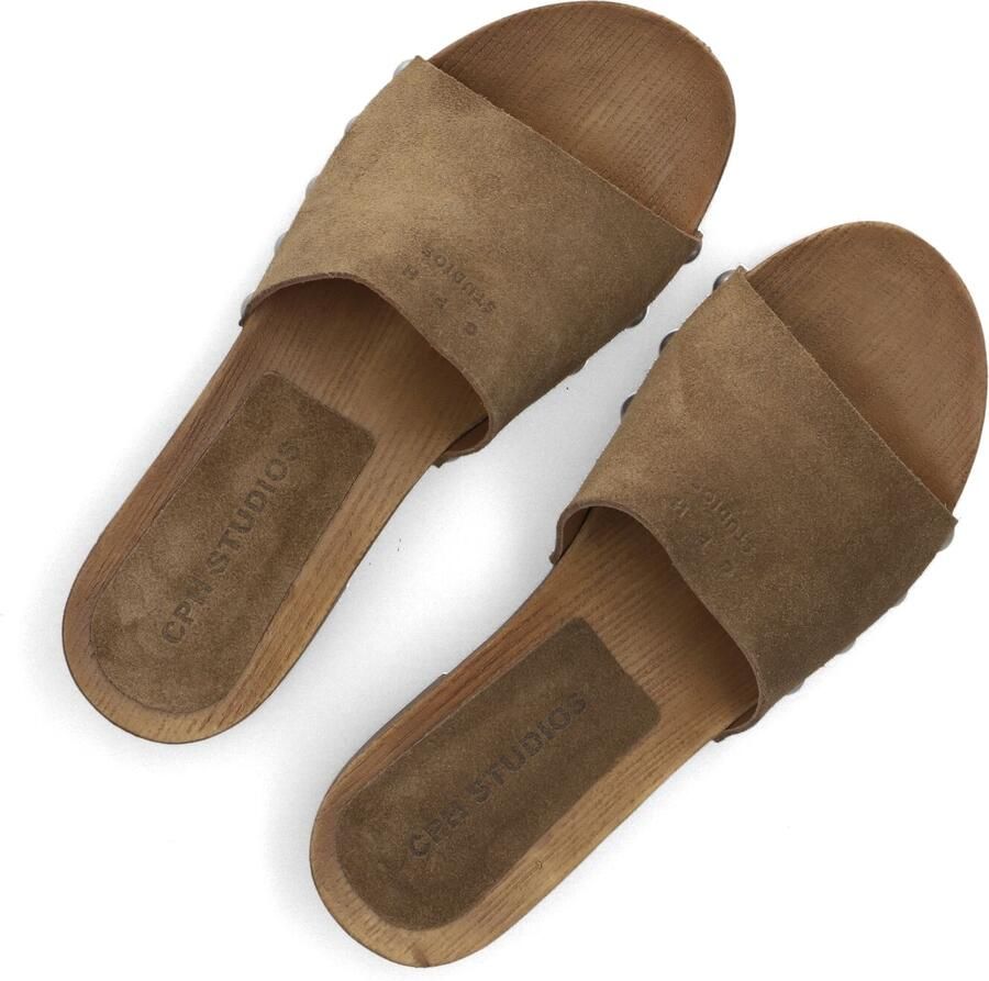 COPENHAGEN STUDIOS Slippers Dames Cph798 Maat: 39 Materiaal: Suède Kleur: Camel - Foto 2
