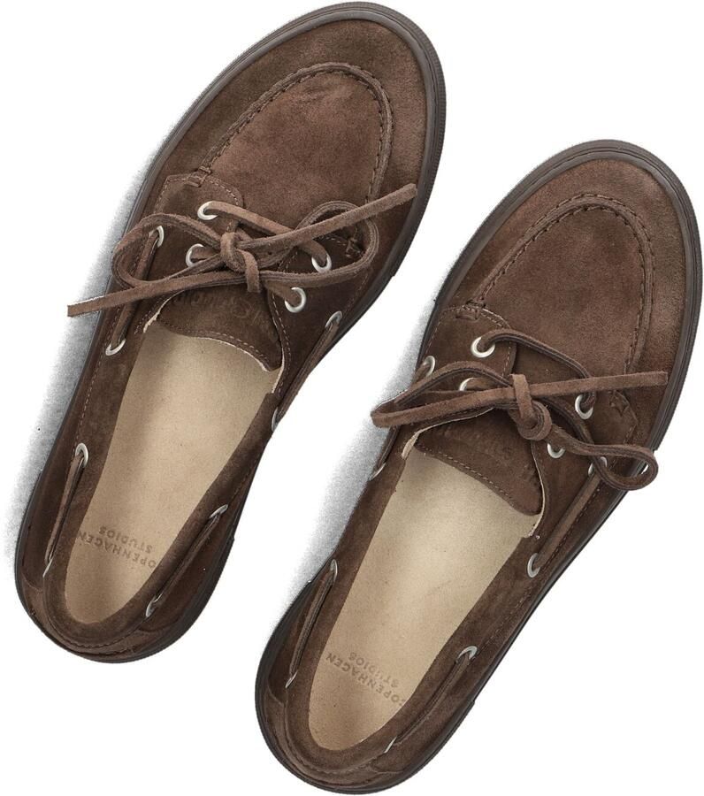 COPENHAGEN STUDIOS Veterschoenen Dames Cph177 Maat: 36 Materiaal: Suède Kleur: Bruin