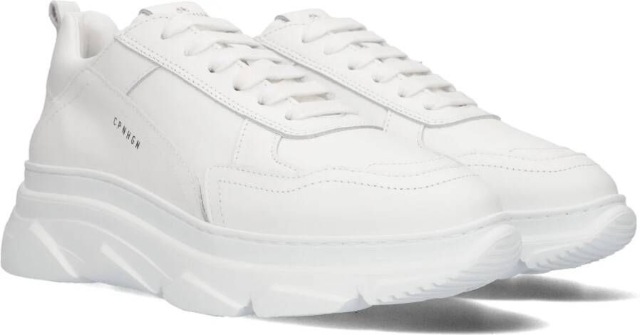 Copenhagen Shoes Copenhagen Cph40 Vitello Dames Platform Sneakers White Dames